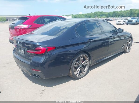 WBA13BK06NCJ23468 2022 BMW M5 Black უკანა მარჯვენა