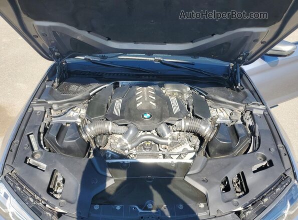 WBA13BK0XMCG13736 2021 BMW M5 Gray უკანა სალონის ხედი