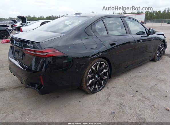 WBA13FK07TCX10136 2026 BMW 5 SERIES Black უკანა მარჯვენა