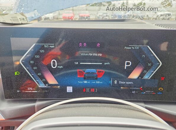 WBA13LA02TFW21766 2026 BMW 3 SERIES Blue Vista del cuadro de instrumentos