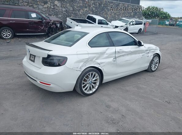 WBA1F9C53GV546056 2016 BMW 2 SERIES White Rear right