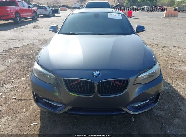 WBA1F9C53GV546610 2016 BMW 2 SERIES Gray Вид щитка приладів