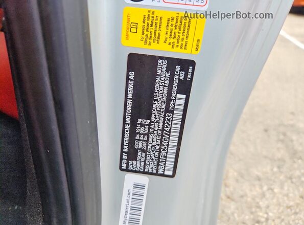 WBA1F9C54GV742233 2016 BMW 7 SERIES Silver 