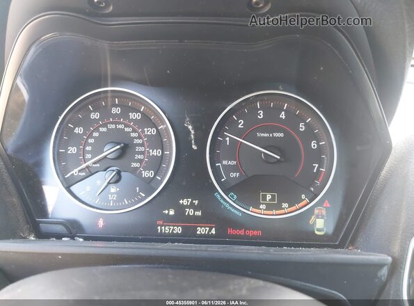 WBA1F9C58GV545260 2016 BMW 2 SERIES Белый Вид задних сидений
