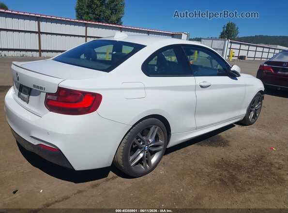 WBA1F9C58GV545260 2016 BMW 2 SERIES Белый Задняя правая четверть