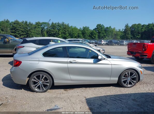 WBA1G9C54GV599734 2016 BMW 2 SERIES Silver უკანა სალონის ხედი