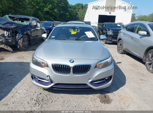 WBA1G9C54GV599734 2016 BMW 2 SERIES Silver ხელსაწყოთა პანელის ხედი