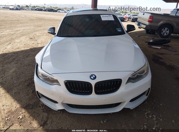 WBA1J7C5XGV359822 2016 BMW M2 White Instrument cluster view