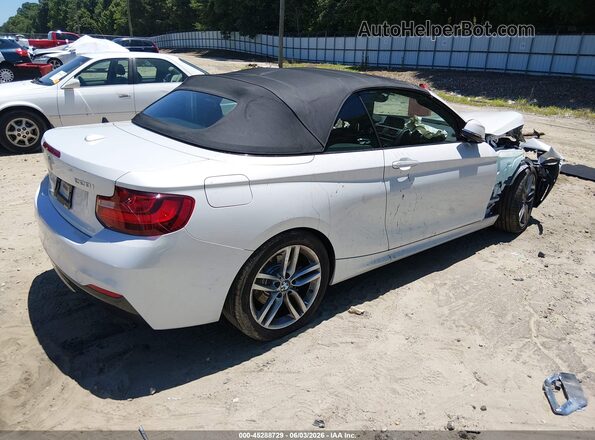 WBA1K9C56GV710363 2016 BMW 2 SERIES White უკანა მარჯვენა