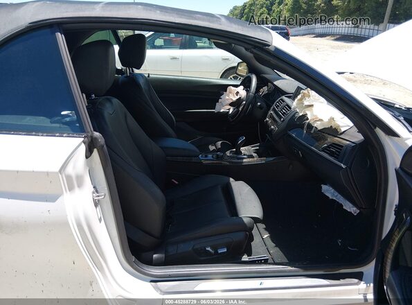 WBA1K9C56GV710363 2016 BMW 2 SERIES White წინა სალონის ხედი