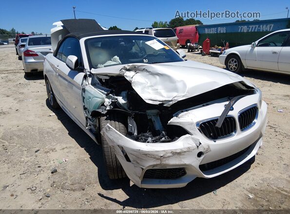 WBA1K9C56GV710363 2016 BMW 2 SERIES White წინა ხედი
