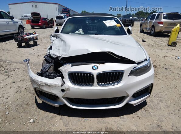 WBA1K9C56GV710363 2016 BMW 2 SERIES White უკანა სალონის ხედი
