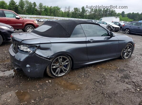 WBA1M1C54GV394196 2016 BMW M2 Gray Задня права чверть