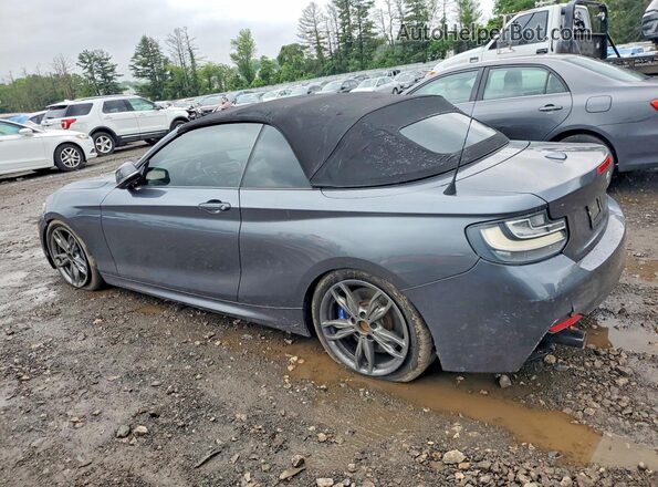 WBA1M1C54GV394196 2016 BMW M2 Gray Задня ліва чверть