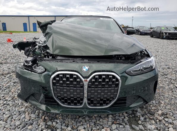 WBA23AT00PCL30485 2023 BMW 4 SERIES Green წინა ხედი