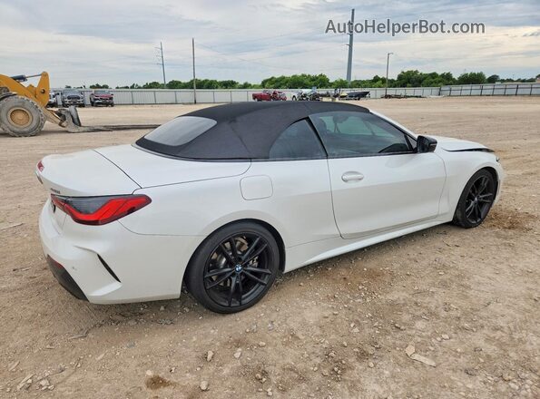 WBA23AT06NCK65607 2022 BMW 4 SERIES White Trasero derecho