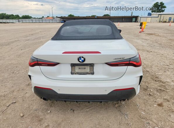 WBA23AT06NCK65607 2022 BMW 4 SERIES White Vista trasera