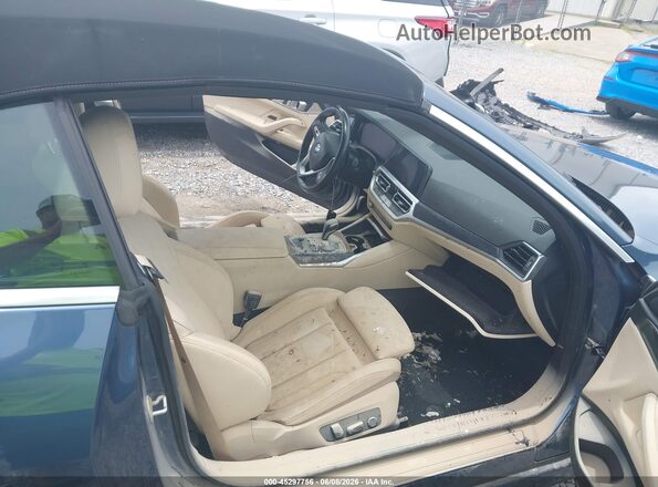 WBA23AT09MCG03079 2021 BMW 4 SERIES Blue წინა სალონის ხედი