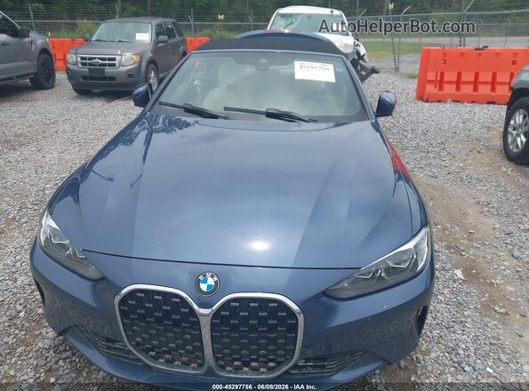 WBA23AT09MCG03079 2021 BMW 4 SERIES Blue ხელსაწყოთა პანელის ხედი