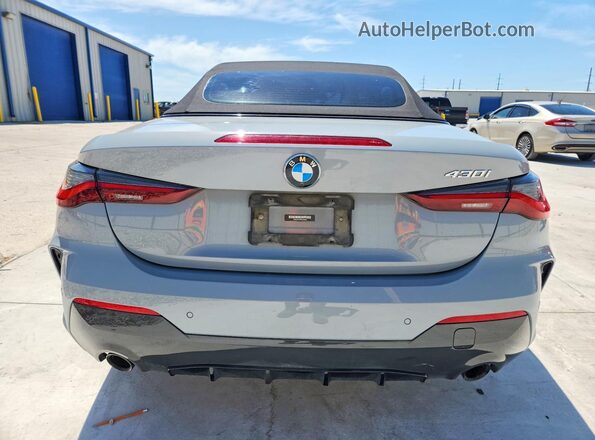 WBA23AT0XPCL29098 2023 BMW 4 SERIES Gray Вид ззаду