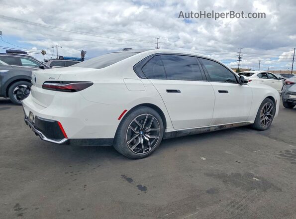 WBA23EH06PCM51408 2023 BMW 7 SERIES White Rear right