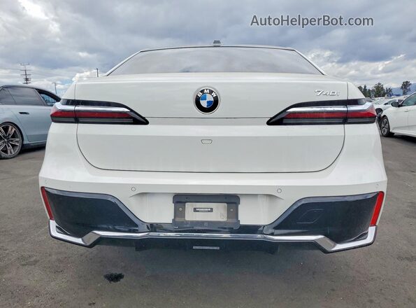 WBA23EH06PCM51408 2023 BMW 7 SERIES White Rear view