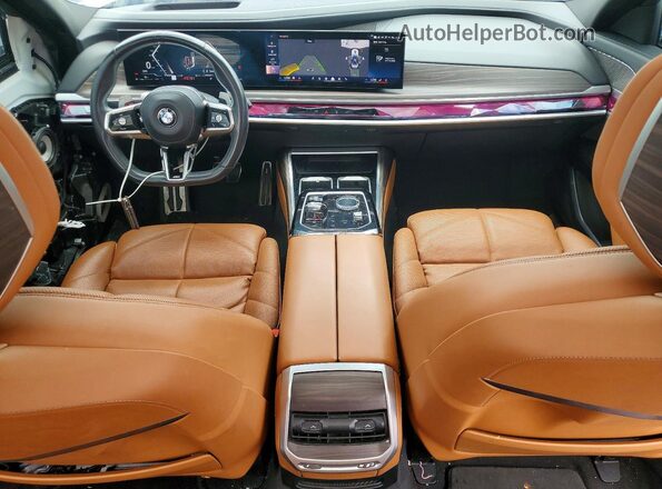 WBA23EH06PCM51408 2023 BMW 7 SERIES White Dashboard view