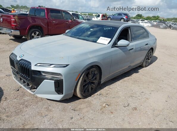 WBA23EH08PCM54262 2023 BMW 7 SERIES Gray Przód lewy