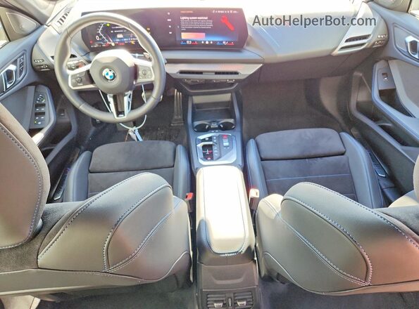 WBA23GG0XS7S93721 2025 BMW 2 SERIES White Widok deski rozdzielczej