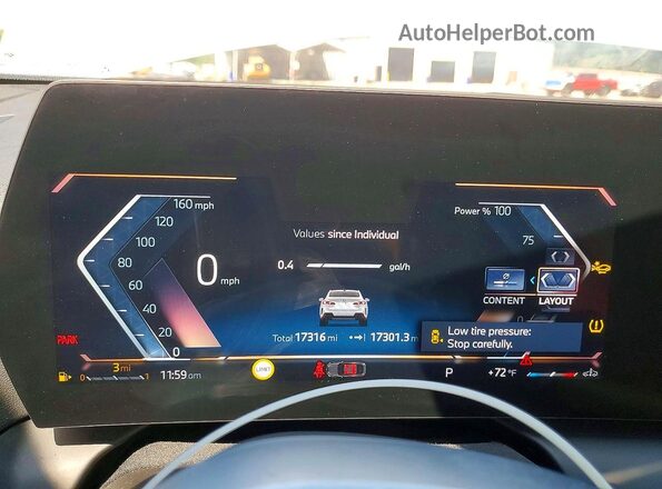 WBA23GG0XT7U34353 2026 BMW 2 SERIES Gray Instrument cluster view
