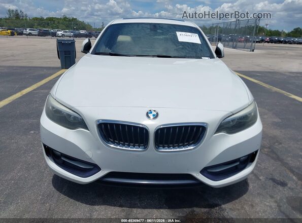 WBA2F9C38HV664723 2017 BMW 2 SERIES White Instrument cluster view