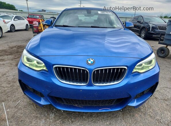 WBA2F9C39HV664892 2017 BMW 2 SERIES Blue Front view