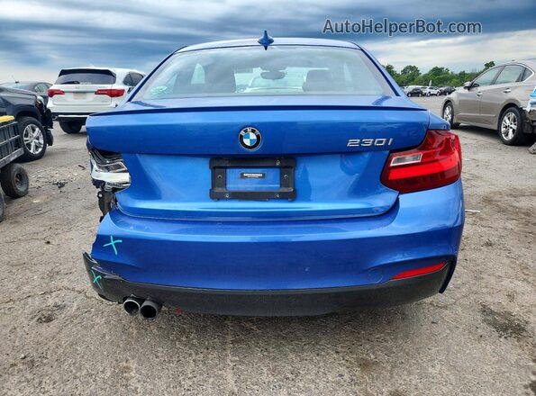 WBA2F9C39HV664892 2017 BMW 2 SERIES Blue Rear view