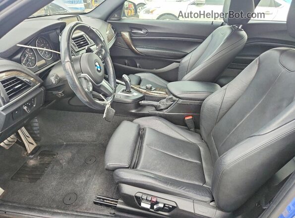WBA2F9C39HV664892 2017 BMW 2 SERIES Blue Front interior view