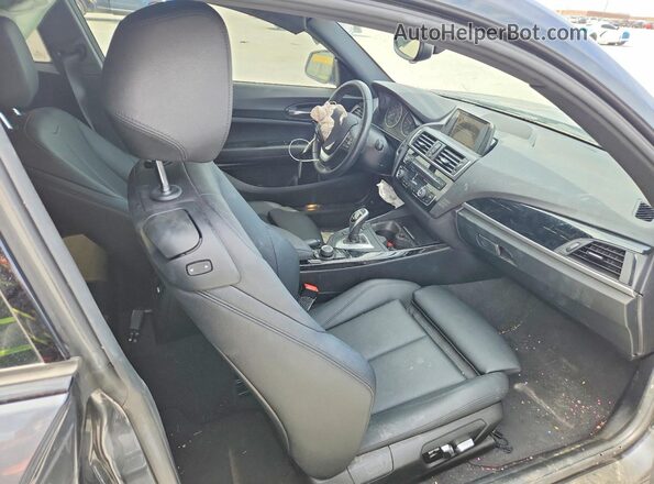 WBA2F9C39HV665038 2017 BMW 2 SERIES Gray უკანა სავარძლების ხედი