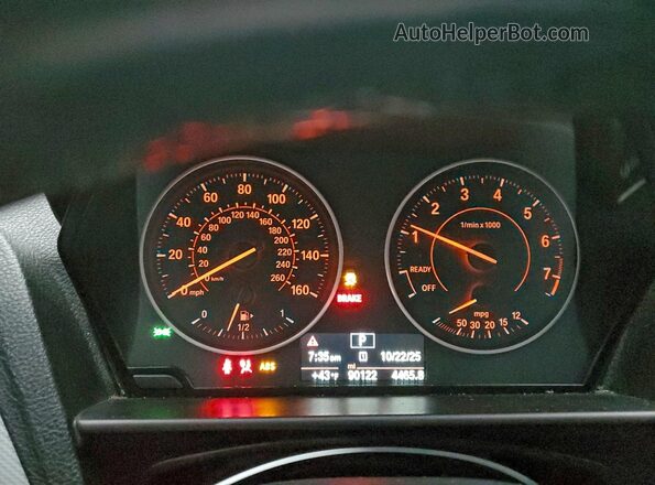 WBA2G1C33HV639310 2017 BMW M2 Black Vista del cuadro de instrumentos