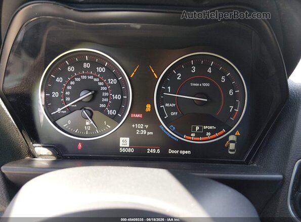 WBA2G1C56HV638721 2017 BMW M2 Blue Vista de los asientos traseros