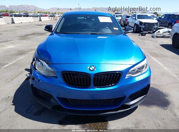 WBA2G1C56HV638721 2017 BMW M2 Blue Vista del cuadro de instrumentos