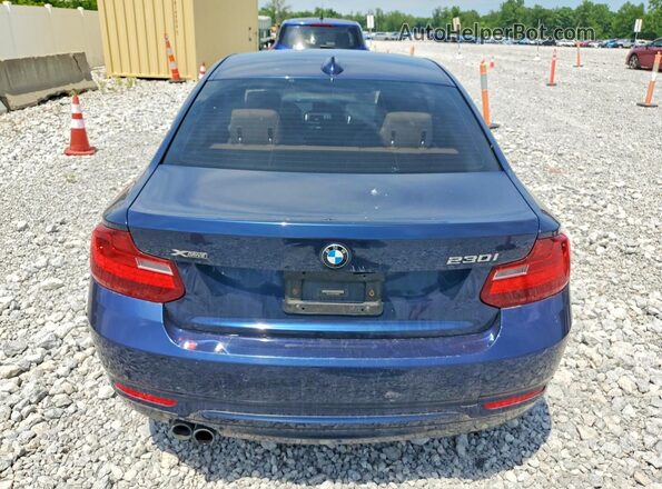 WBA2H9C31HV986887 2017 BMW 2 SERIES Blue Հետևի տեսք