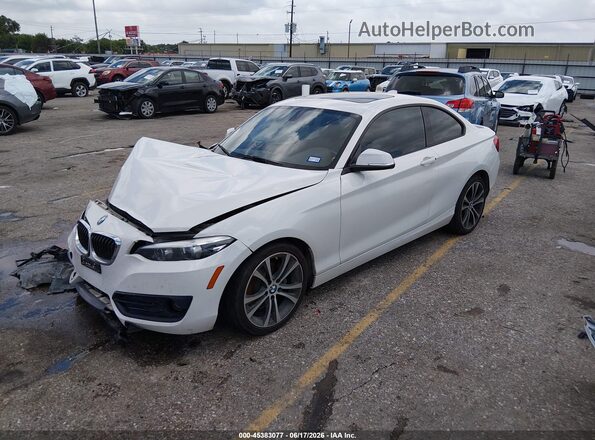 WBA2J1C53JVB98550 2018 BMW 2 SERIES White Առջևի ձախ երեք քառորդ տեսարան