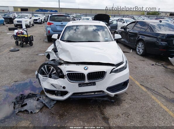 WBA2J1C53JVB98550 2018 BMW 2 SERIES White Սարքավորումների վահանակի տեսք