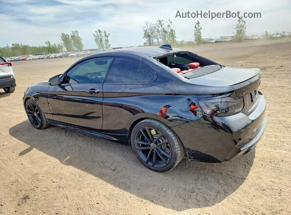 WBA2J7C50JVB28443 2018 BMW M2 Black Հետևի ձախ