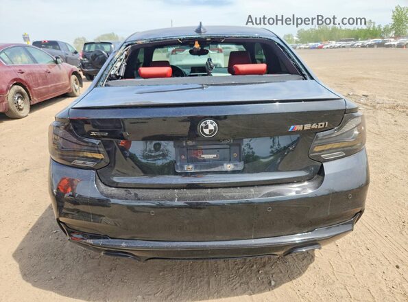 WBA2J7C50JVB28443 2018 BMW M2 Black Հետևի տեսք
