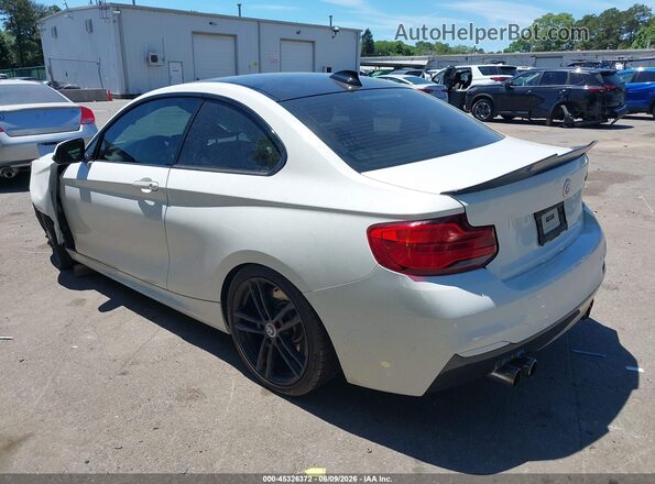 WBA2J7C50JVB28684 2018 BMW M2 White Հետևի ձախ
