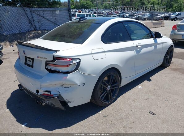 WBA2J7C50JVB28684 2018 BMW M2 White Հետևի աջ