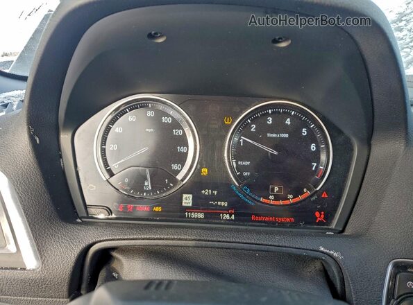 WBA2K1C01L7G10800 2020 BMW 2 SERIES Gray Widok zestawu wskaźników