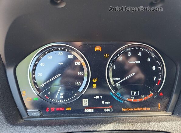 WBA2K1C0XL7E18940 2020 BMW 2 SERIES Black Սարքավորումների վահանակի տեսք
