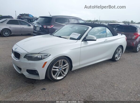 WBA2K9C34H7A26276 2017 BMW 2 SERIES White წინა მარცხენა ხედი სამი მეოთხედიდან