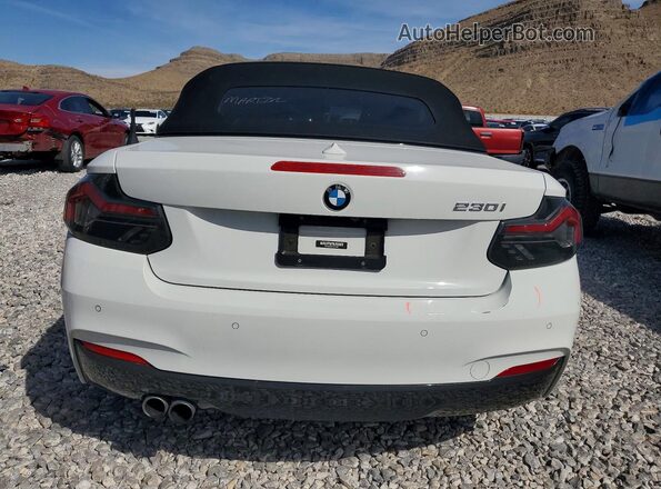 WBA2K9C34H7A26357 2017 BMW 2 SERIES White უკანა ხედი