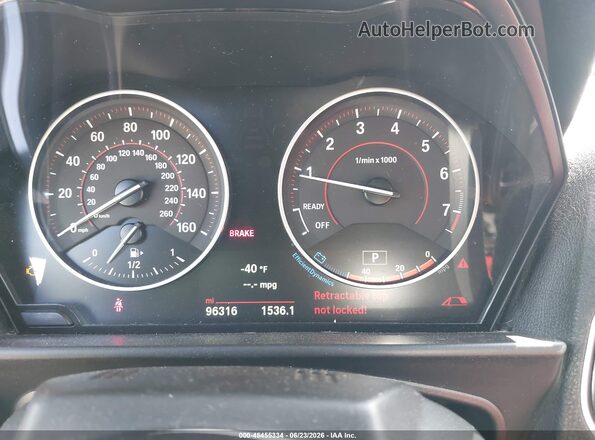 WBA2K9C35HV647650 2017 BMW 2 SERIES Black Widok tylnych siedzeń